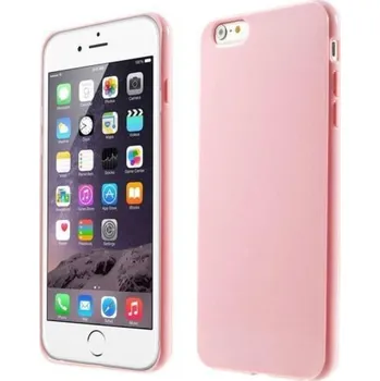 Pouzdro na mobilní telefon Lesklý gelový obal na iPhone 6s Plus a 6 Plus - růžový