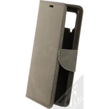 Pouzdro na mobilní telefon 1Mcz Porter Book flipové pouzdro pro Samsung Galaxy A42 5G šedá (grey)