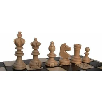 Šachy Desková hra, dřevěné šachy turistické Olympijské malé 122B mad