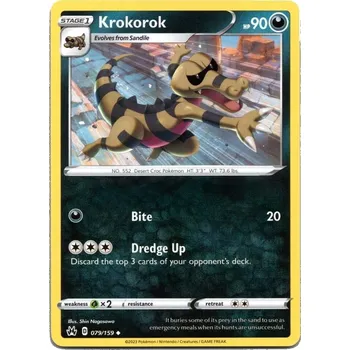 Sběratelská karetní hra Pokémon karta Krokorok 079/159 - Crown Zenith