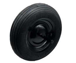 Kolečko s hřídelí - nafukovací, 370mm, DQN370x85-20 hřídel NL243