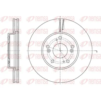 Brzdový kotouč Brzdový kotouč REMSA 62107.10