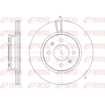 Brzdový kotouč Brzdový kotouč REMSA 61424.10