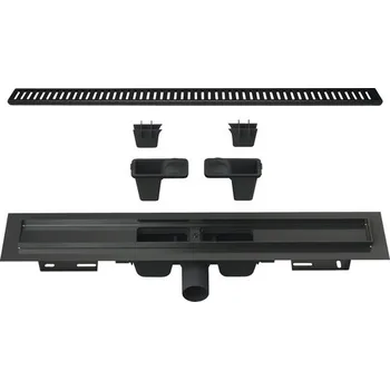 Sprchový žlab Jungborn UNO 950 x 85 mm objemový průtok odtoku 60 l/min černý