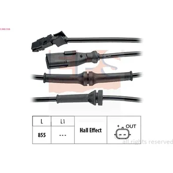 ABS Snímač, počet otáček kol EPS 1.960.104