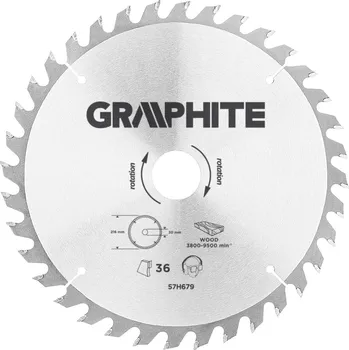 Pilový kotouč Graphite Pilový kotouč 216x30mm 36 zubů