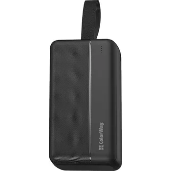 Powerbanka ColorWay CW-PB300LPC2BK-PD PowerBank, 30000mAh, 22,5W, Li-Pol, výstup 2× USB a USB-C, vstup USB-C a micro USB, černá CW-PB300LPC2BK-PD