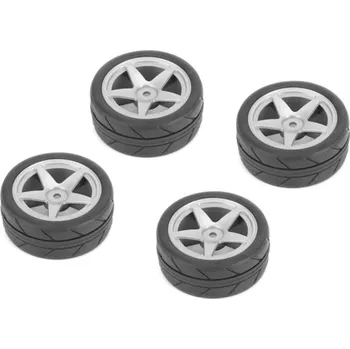 CARTEN nalepené profil gumy 26mm na černých 5 papr. diskách, 4 ks. - expresní doprava