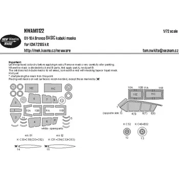 Plastikový model 1/72 Mask OV-10A Bronco BASIC (ICM 72185)