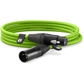 Audio kabel RODE XLR CABLE-3m green - XLR/XLR kabel