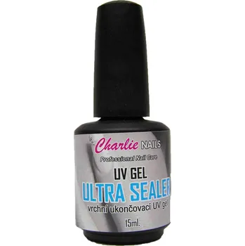 Charlie UV/LED GEL - ULTRA SEALER TOP průhledný vrchní lesk : 15ml