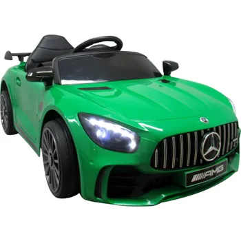 Dětské elektrovozidlo HračkyZaDobréKačky Dětské elektrické autíčko Mercedes AMG GTR zelené