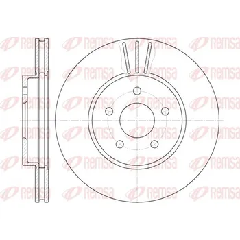 Brzdový kotouč Brzdový kotouč REMSA 6607.10