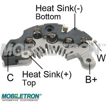 Autoelektrika Usměrňovač, generátor, , MOBILETRON, RD-96