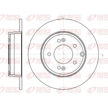 Brzdový kotouč Brzdový kotouč REMSA 6989.00