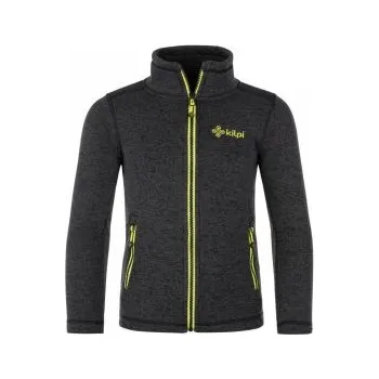 Chlapecká mikina Kilpi REGIN-JB tmavě šedá QJ0482KI 86; Šedá mikina