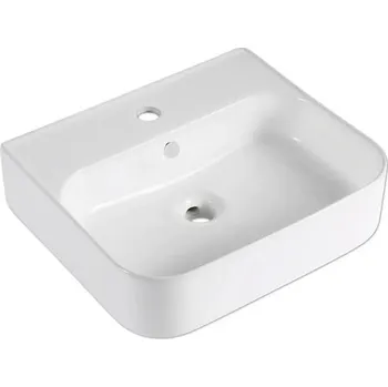 Umyvadlo Umývátko form&style Barbuda 46 x 40 cm leskle bílá