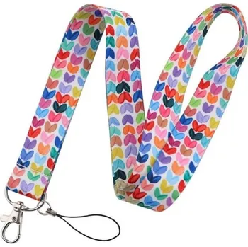 Strap vzorovaná šňůrka na krk k pouzdru - vzor F