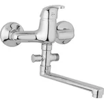 JB Sanitary A10 36 00 Slim Vanová nástěnná baterie bytové jádro, 150mm, ramínko ploché 200 mm