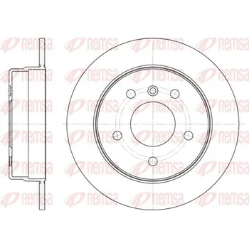 Brzdový kotouč Brzdový kotouč REMSA 6831.00
