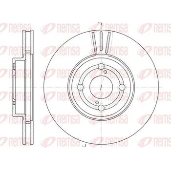 Brzdový kotouč Brzdový kotouč REMSA 6703.10