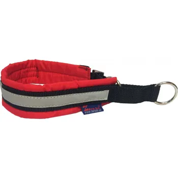 Zero obojek BLIZARD polostahovací 45-50cm, červená