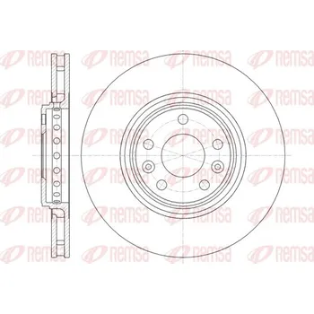 Brzdový kotouč Brzdový kotouč REMSA 61345.10