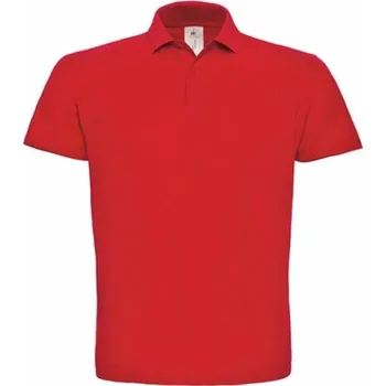 Pánská košile B&amp;C Unisex polokošile PUI10 Red XS