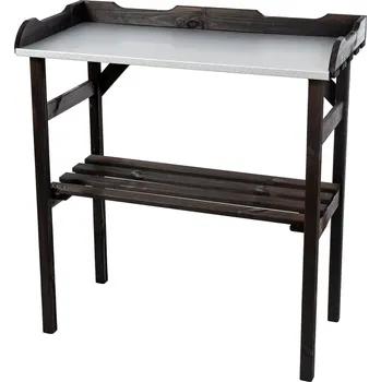 Stojan na květiny Univerzální příruční stolek 72x82x38 cm Hnědá