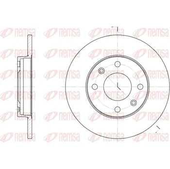 Brzdový kotouč Brzdový kotouč REMSA 6130.00