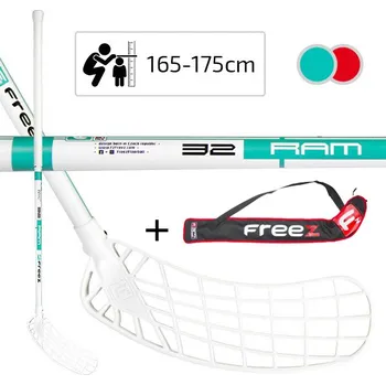 Florbalová hůl startovací set florbalky a vaku FREEZ RAM 32 MB - 90cm (výška hráče 165-175cm)