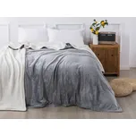 XPOSE® Mikroplyšová deka Exclusive s beránkem - světle šedá 140x200 cm, Mikroplyš s beránkem + Prodloužená možnost vrácení zboží do 50 dnů