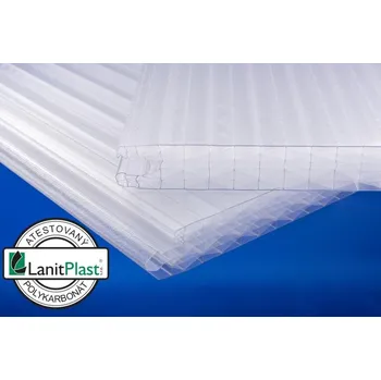 Polykarbonátová deska Marlon ClickFix zámkový polykarbonát síla 40 mm čirý 0,5x6m PK204-353