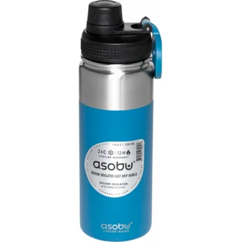Láhev Asobu Alpine Flask Bottle Blue, 0.53 L