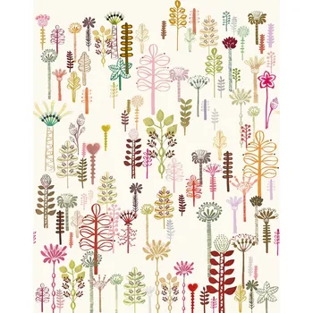 Fototapeta Vliesová fototapeta barevný rostlinný motiv, rozměr 200 x 280 cm / vliesové fototapety na zeď Magic Walls 557862 Rasch