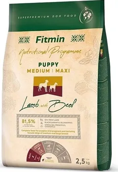 Krmivo pro psa Fitmin Nutritional Programme Puppy Medium/Maxi Lamb/Beef