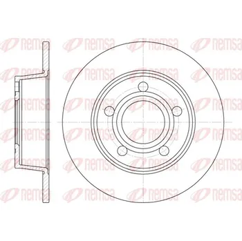Brzdový kotouč Brzdový kotouč REMSA 6724.00
