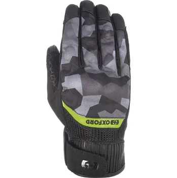 Moto rukavice Rukavice BYRON, OXFORD (šedá/camo) (Velikost: XL)