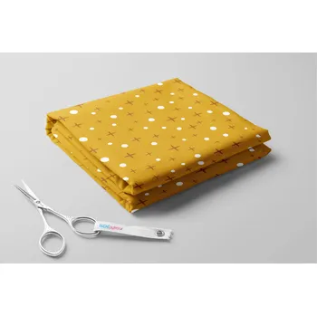 Microfibra, Abstraktní hvězdy Barva: Hořčicová