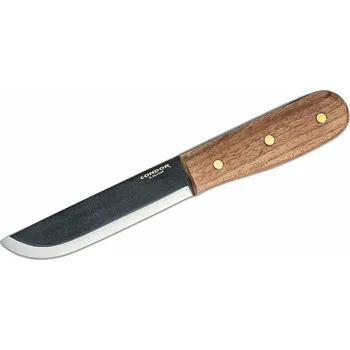 lovecký nůž Condor CTK236-5HC BUSHCRAFT BASIC vnější nůž 12,7 cm, tvrdé dřevo, kožené pouzdro