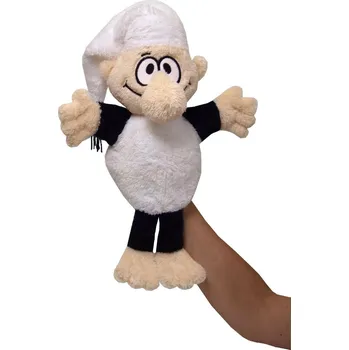 plyšák Vochomůrka 40 cm bílý, maňásek, plyšová hračka