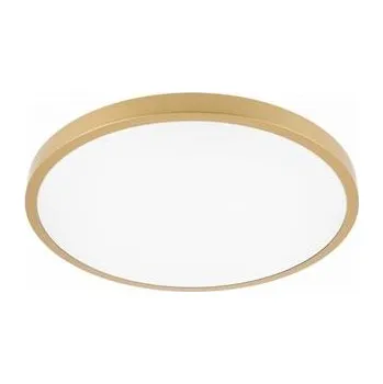 GTV Stropní svítidlo ATOL LED, O400mm, 4000K, 32W, 2560lm, AC220-240V, 50/60 Hz, PF>0,9, IP54, zlatá, 3r