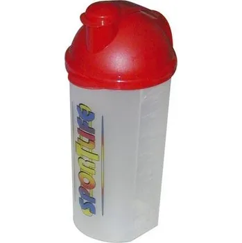 Shaker Šejkr 700ml plastový, s potiskem, víčko - mix variant či barev