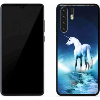 Pouzdro na mobilní telefon Gelový kryt mmCase na mobil Huawei P30 Pro - bílý jednorožec