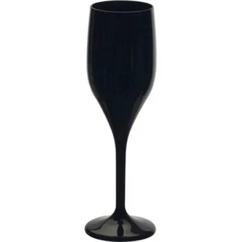 Sklenice Plastová sklenice prosecco 175ml černá