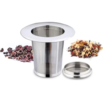 Konvice na čaj Čajový filtr se širokým okrajem - WEIS (Nerezový filtr na čaj - WEIS)