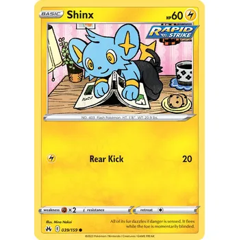 Sběratelská karetní hra Pokémon karta Shinx 039/159 - Crown Zenith