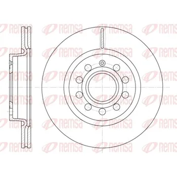 Brzdový kotouč Brzdový kotouč REMSA 6647.10