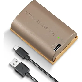 K&F LP-E6NH 2250mAh, Type C Mount Direct Camera Battery