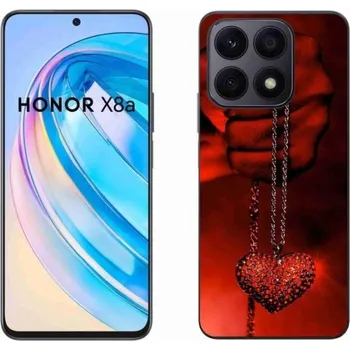 Pouzdro na mobilní telefon Gelový kryt mmCase na mobil Honor X8a - náhrdelník